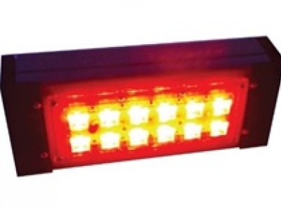 Цветной прожекторный светильник "ШЕВРОН" - SVT-Str P-S-20-27-Red-36VDC