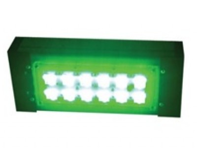 Цветной прожекторный светильник "ШЕВРОН" - SVT-Str P-S-30-58-Green-12VDC